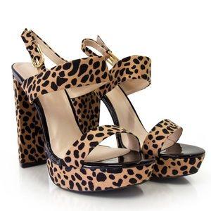 Leopard heels